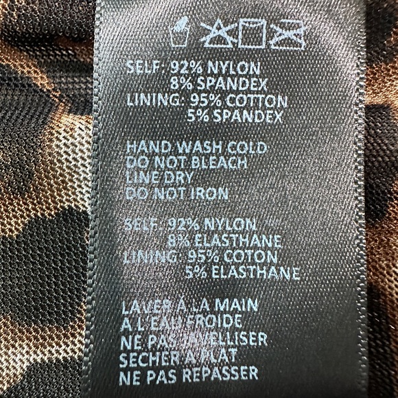 Urban Outfitters Sleeveless Asymmetrical Leopard Print Top Size Large NWT! - Picture 6 of 8